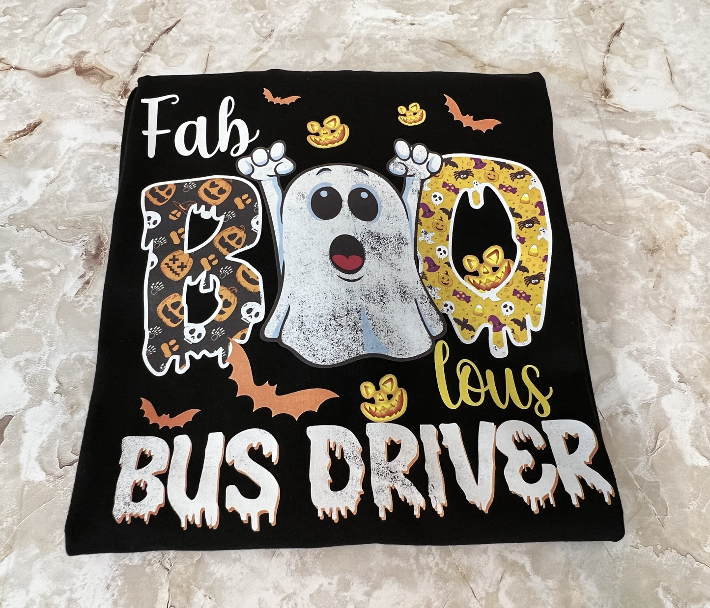 Halloween school bus driver. Fab-boo-lous Bus Driver.